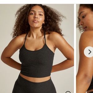 BEYOND YOGA spacedye slim cropped racerback tank
